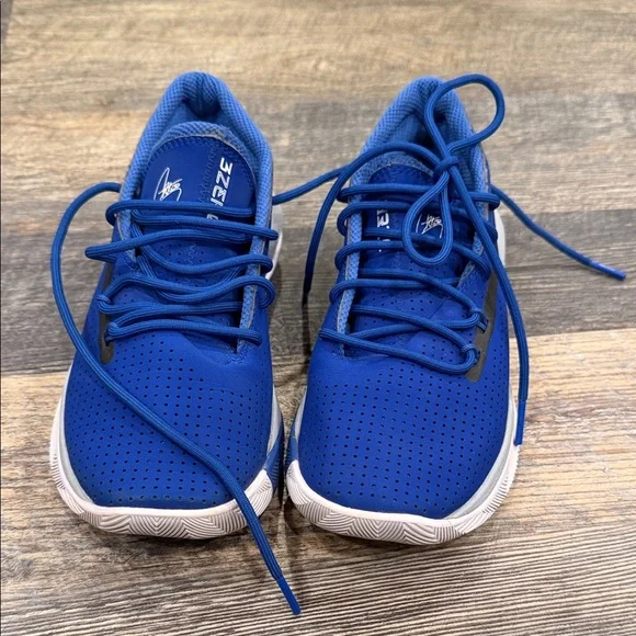 Under Armour Kids Royal Blue Sneakers - Picture 3 of 4